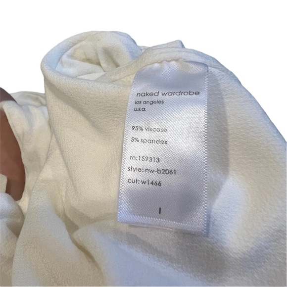 NWOT Naked Wardrobe Back It Up Butter Bodysuit - Picture 5 of 5